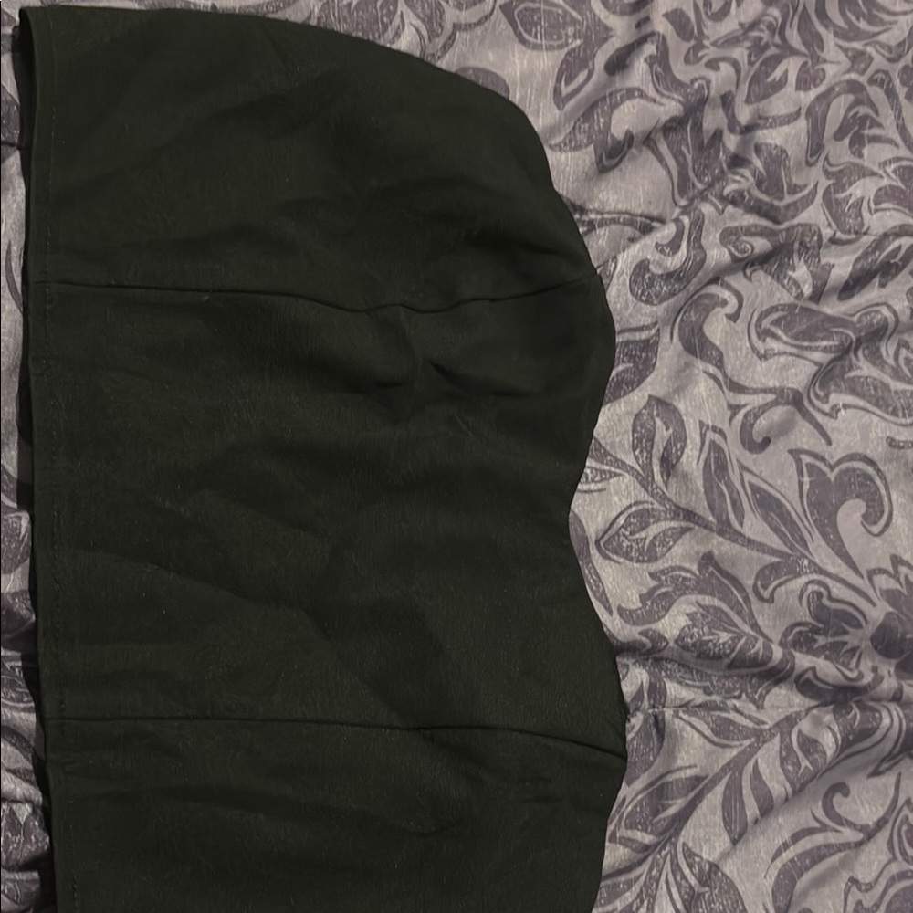 Black Strapless Top